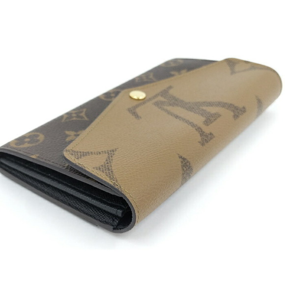 Louis Vuitton Portefeuille Sarah Bifold Monogram Giant Reverse Long Wallet - Picture 6 of 9